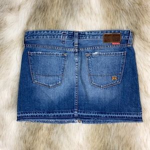 Big Star Distressed Denim Mini Skirt, 28